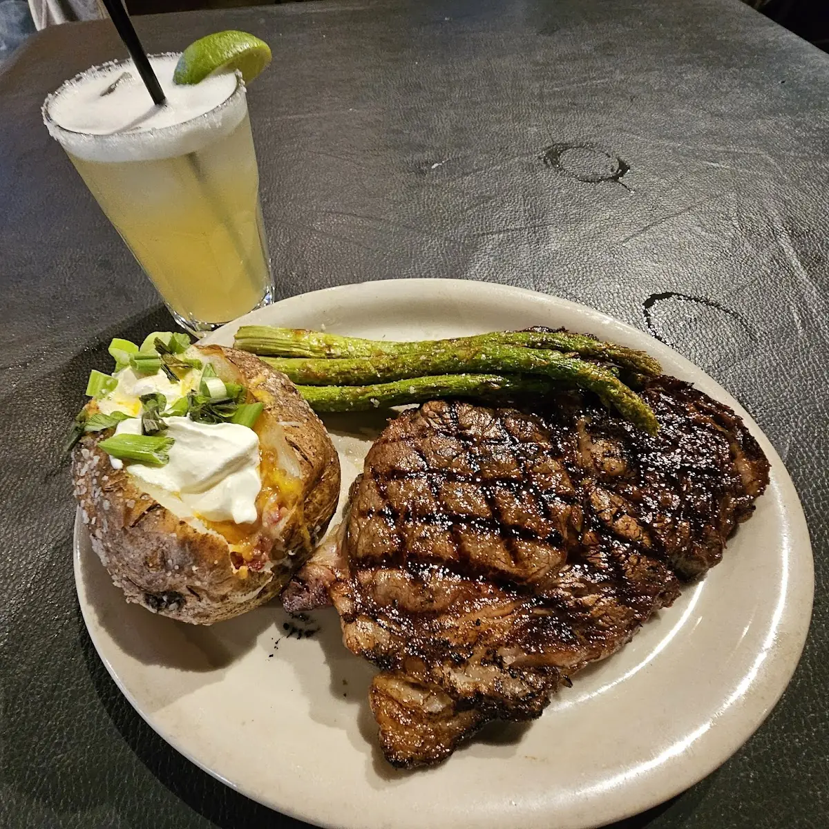 Ribeye and Baked Potato