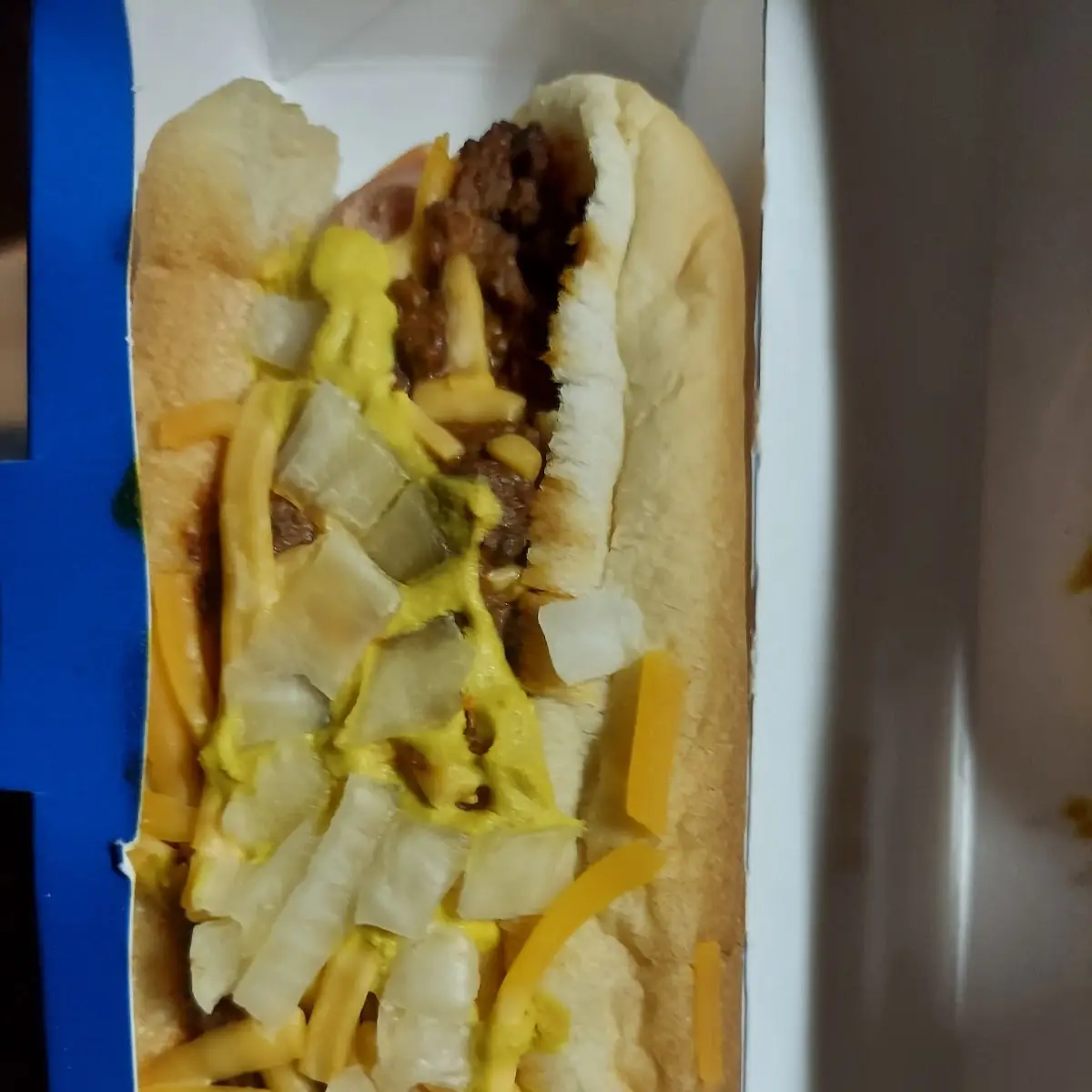 Uncooked Hot Dog