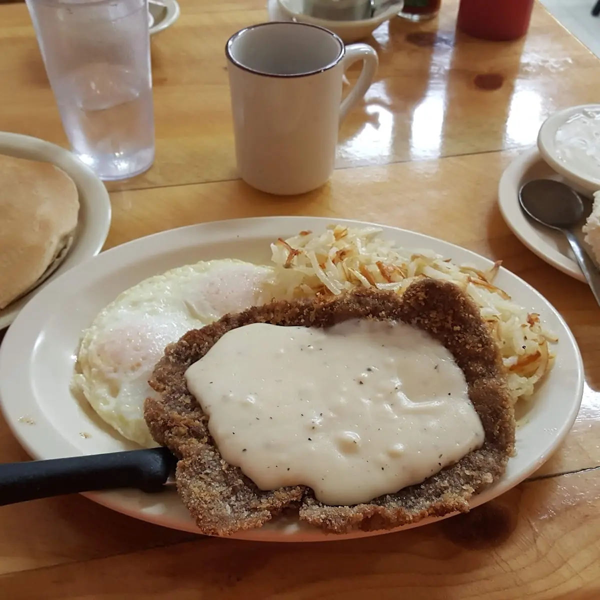 Chicken Fried Steak & Eggs