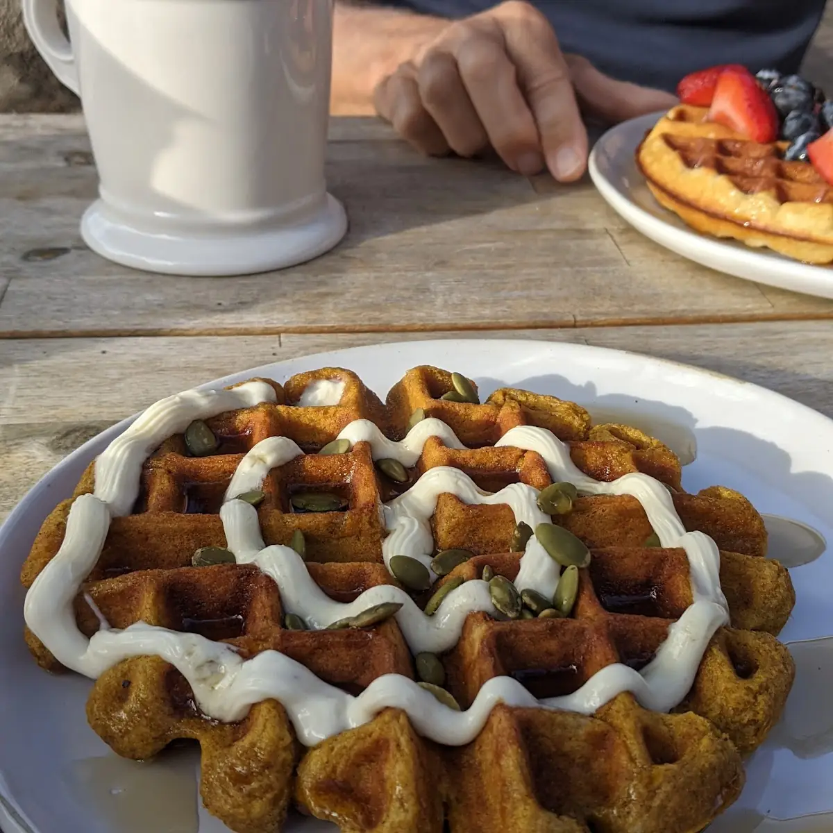 Pumpkin Spice Waffle