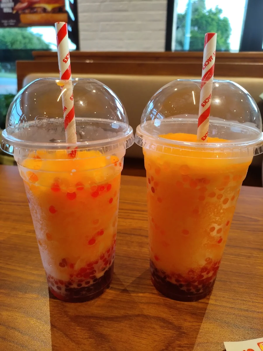 Mango Breeze with Creamer, Hungry Jack's Burgers Nambour