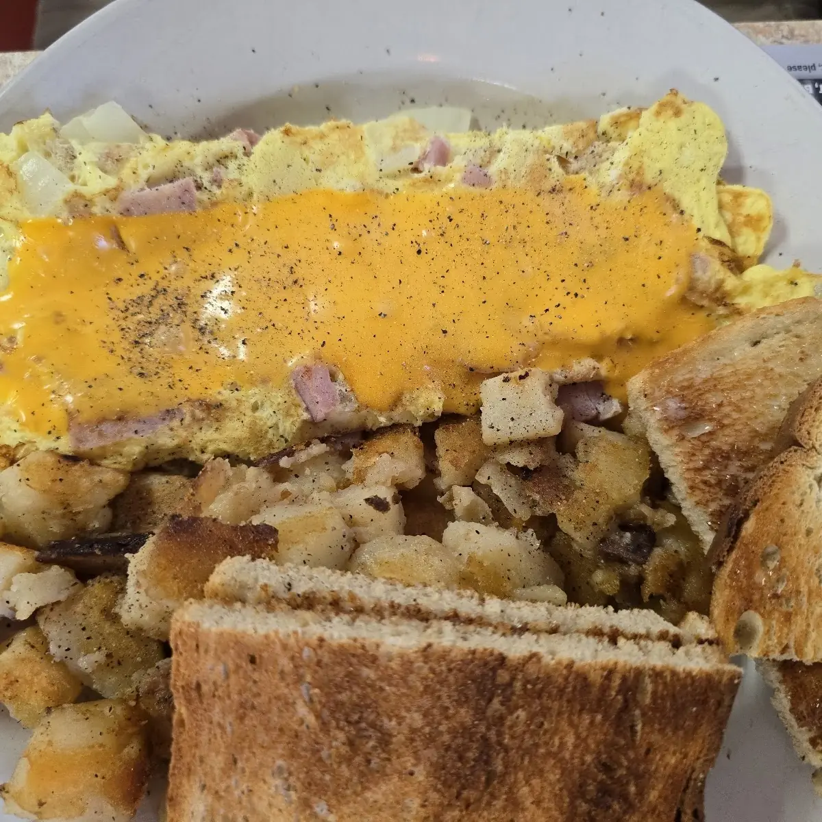 Ham and Cheese Omelette