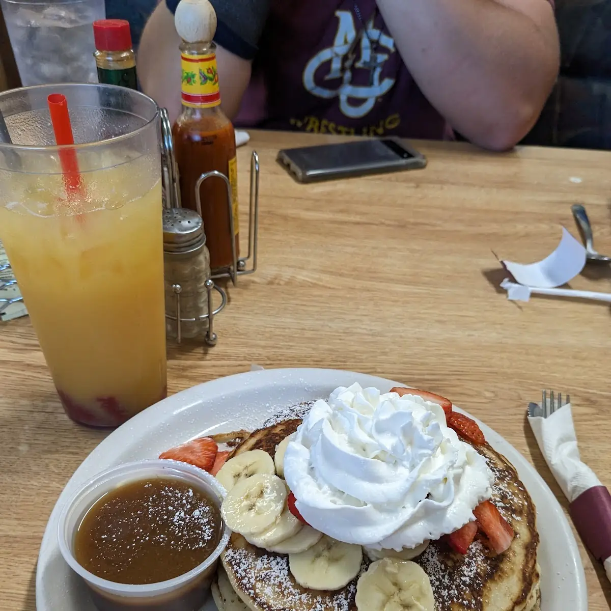 Strawberry Banana Pancakes