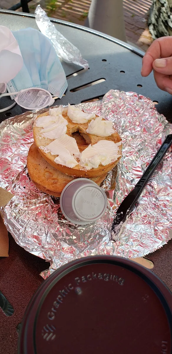 Everything Bagel with Cream Cheese