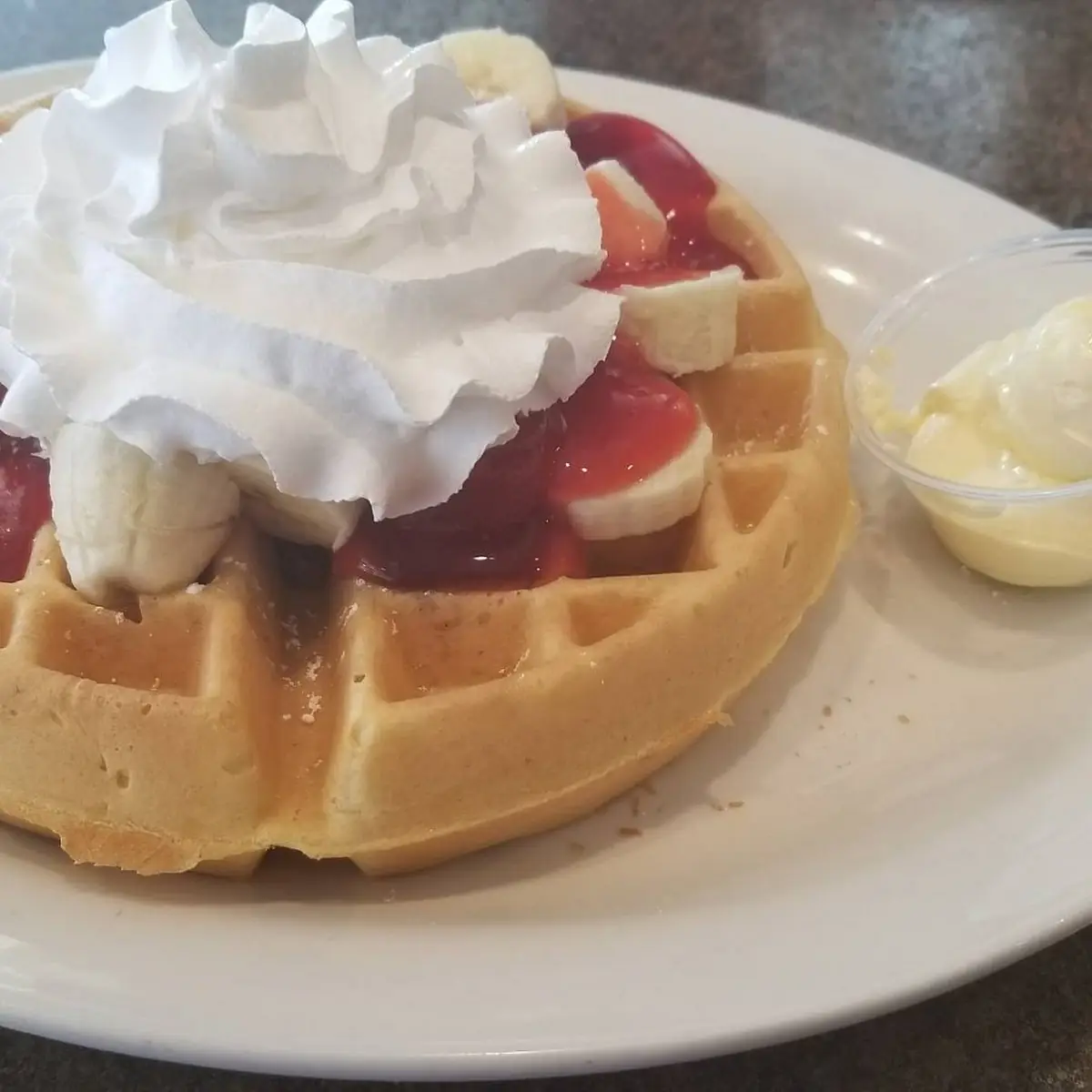 Strawberry Banana Waffle