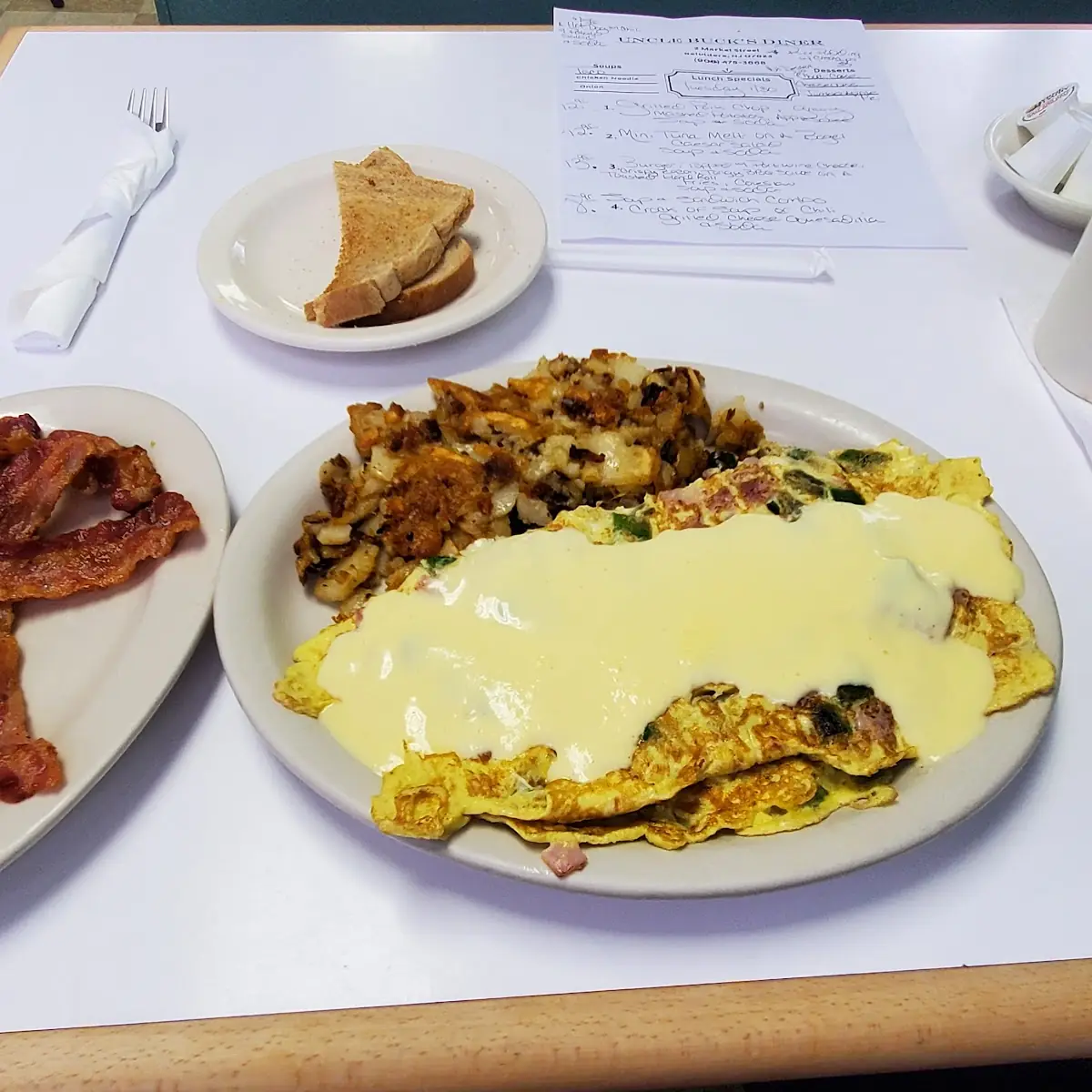 Asparagus Omelette Hollandaise Sauce