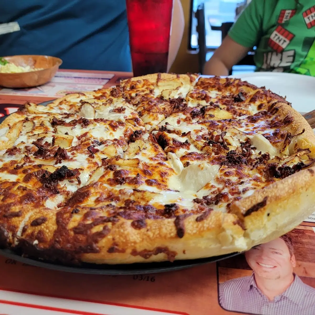 Chicken Bacon Ranch Pizza
