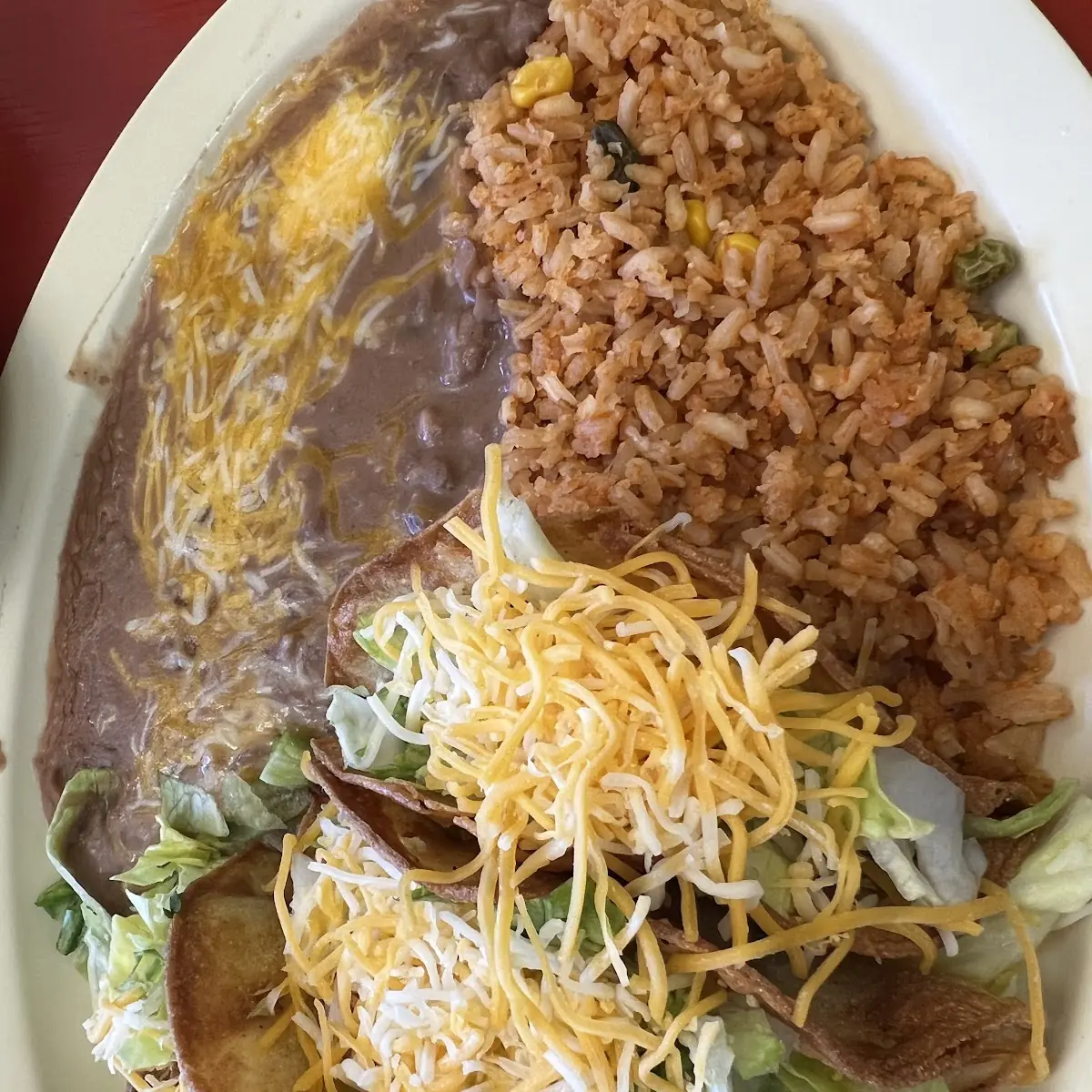Shredded Beef Hard Shell Taco Combo