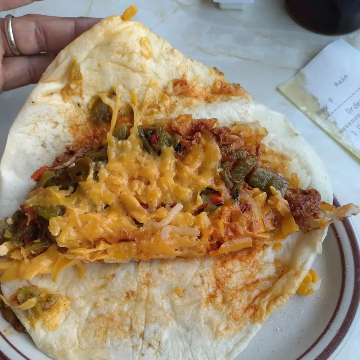Green Chili Cheese Burger