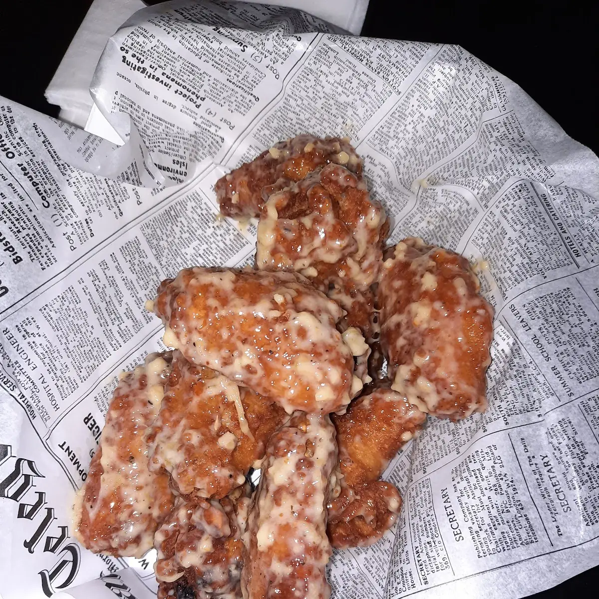 Garlic Parmesan Wings