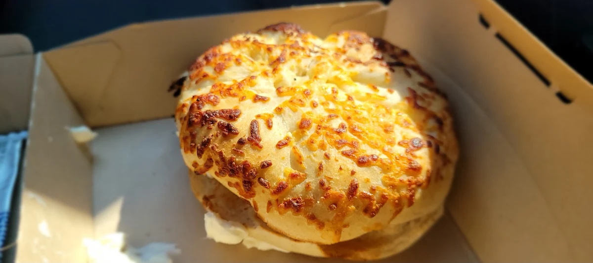 Cheese Bagel with Cream Cheese