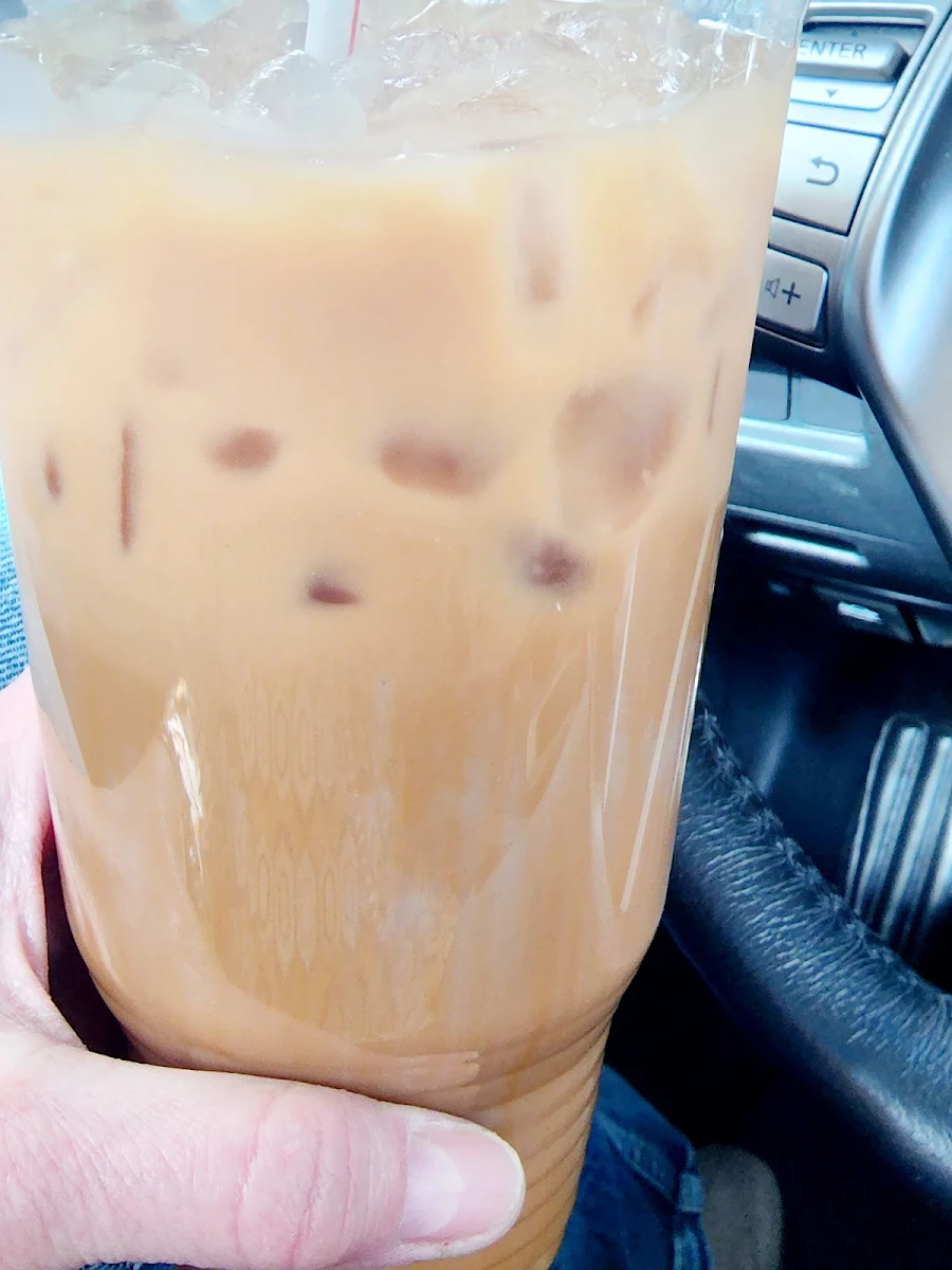 White Chocolate Raspberry Iced Coffee
