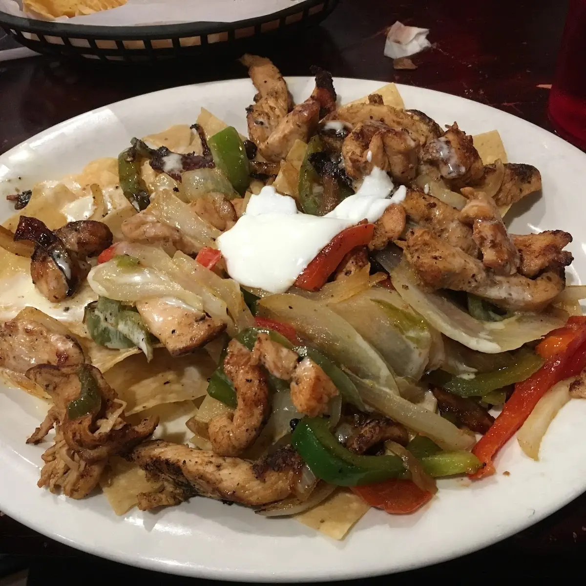Chicken Fajita Nachos