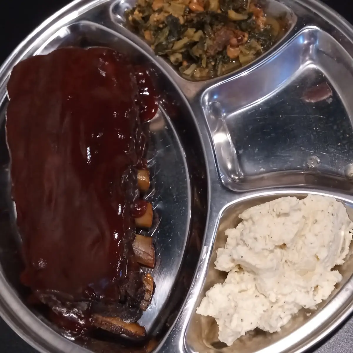 Ribs Green Beans Potato Salad