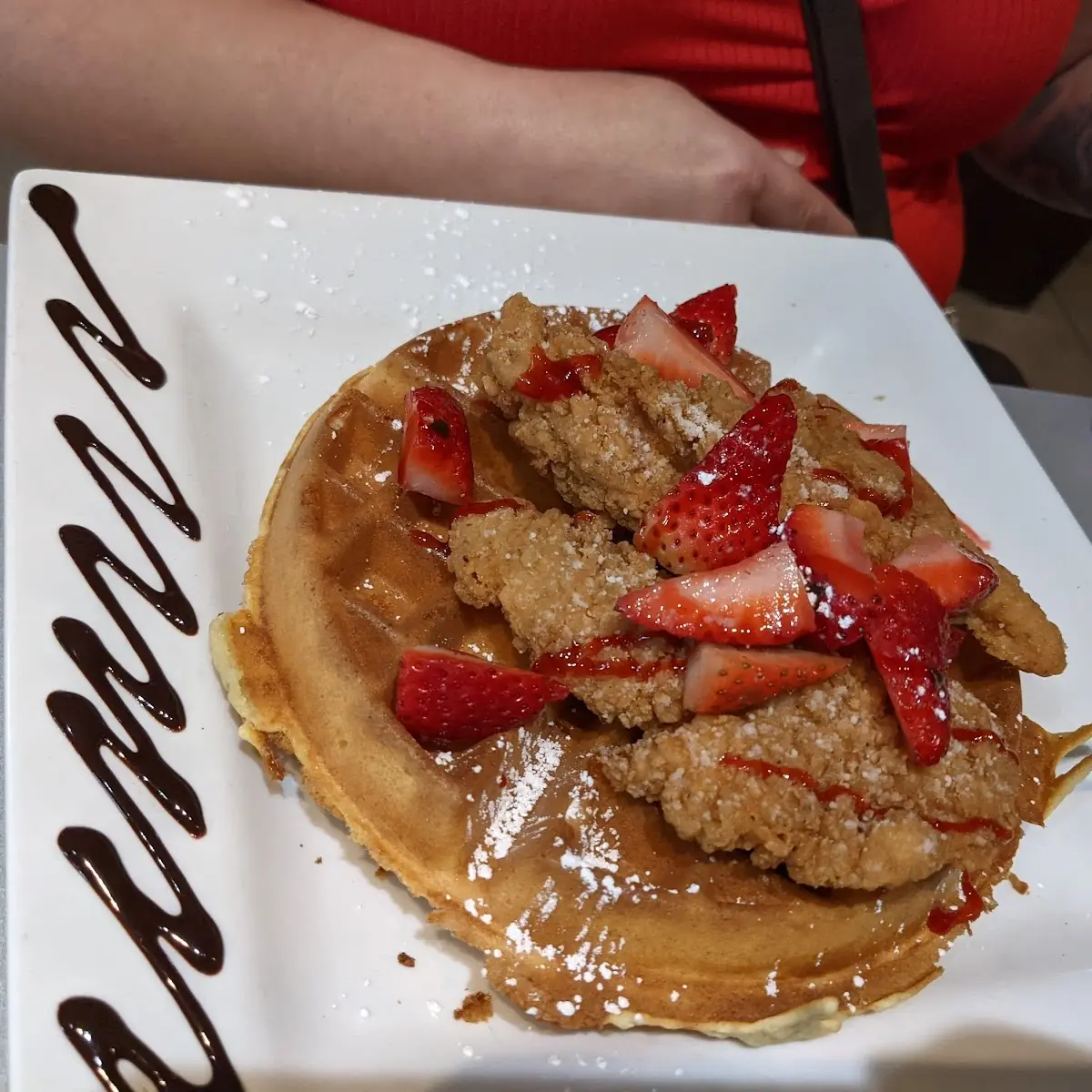 Panko Breaded Chicken & Waffles