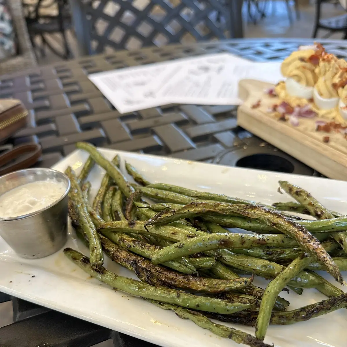 Charred Green Beans