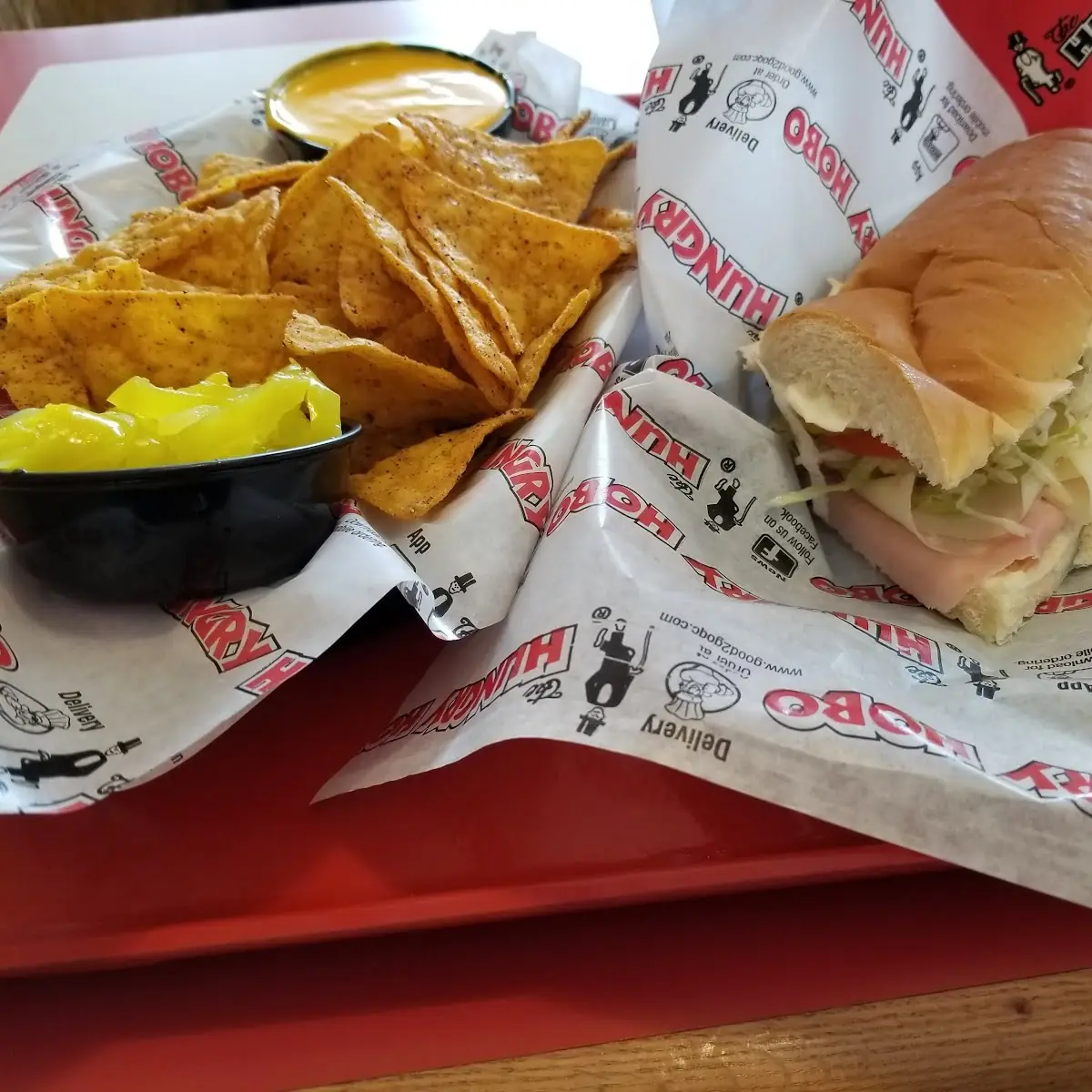Ham and Swiss with Cheese Fries