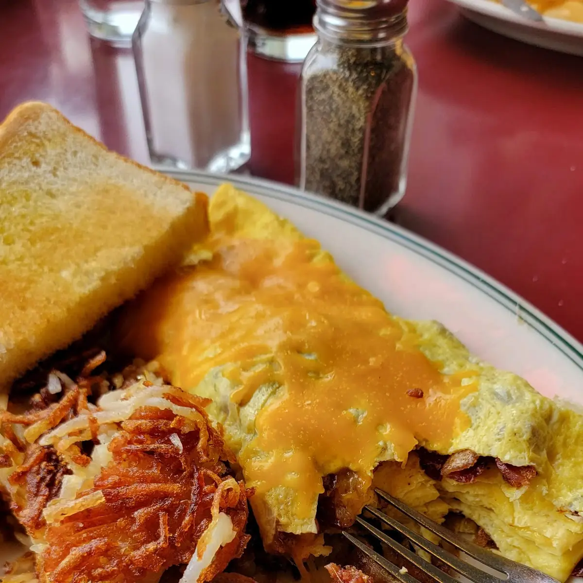 Bacon and Cheese Omelette