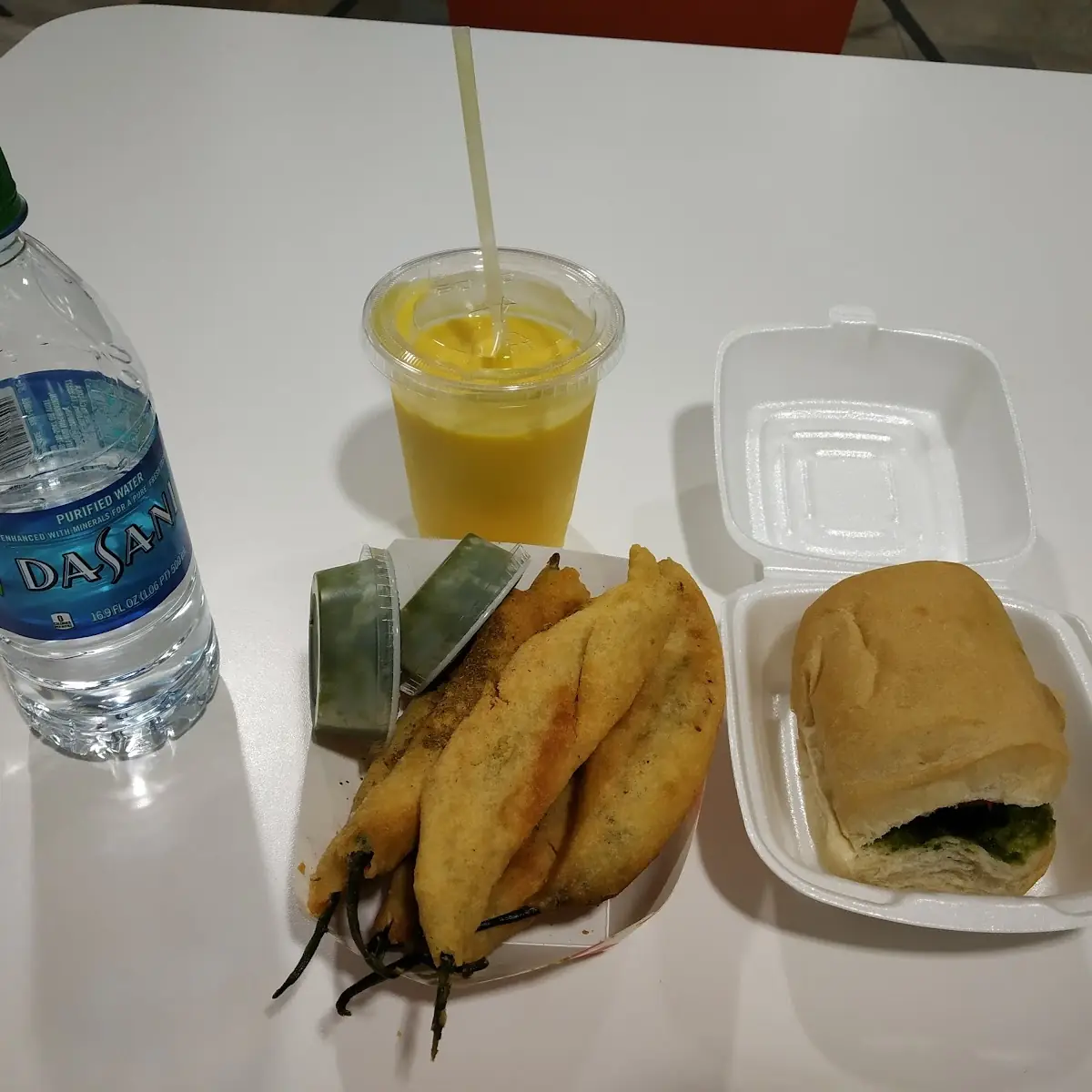 Mirchi Bajji Mango Lassi Vada Pav