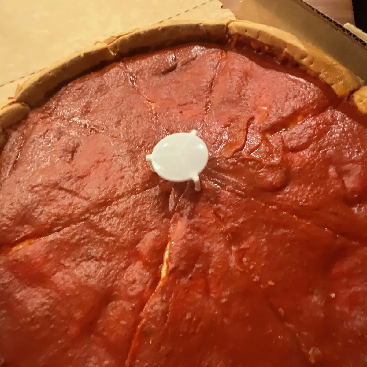 Chicago Deep Dish Pepperoni Pizza