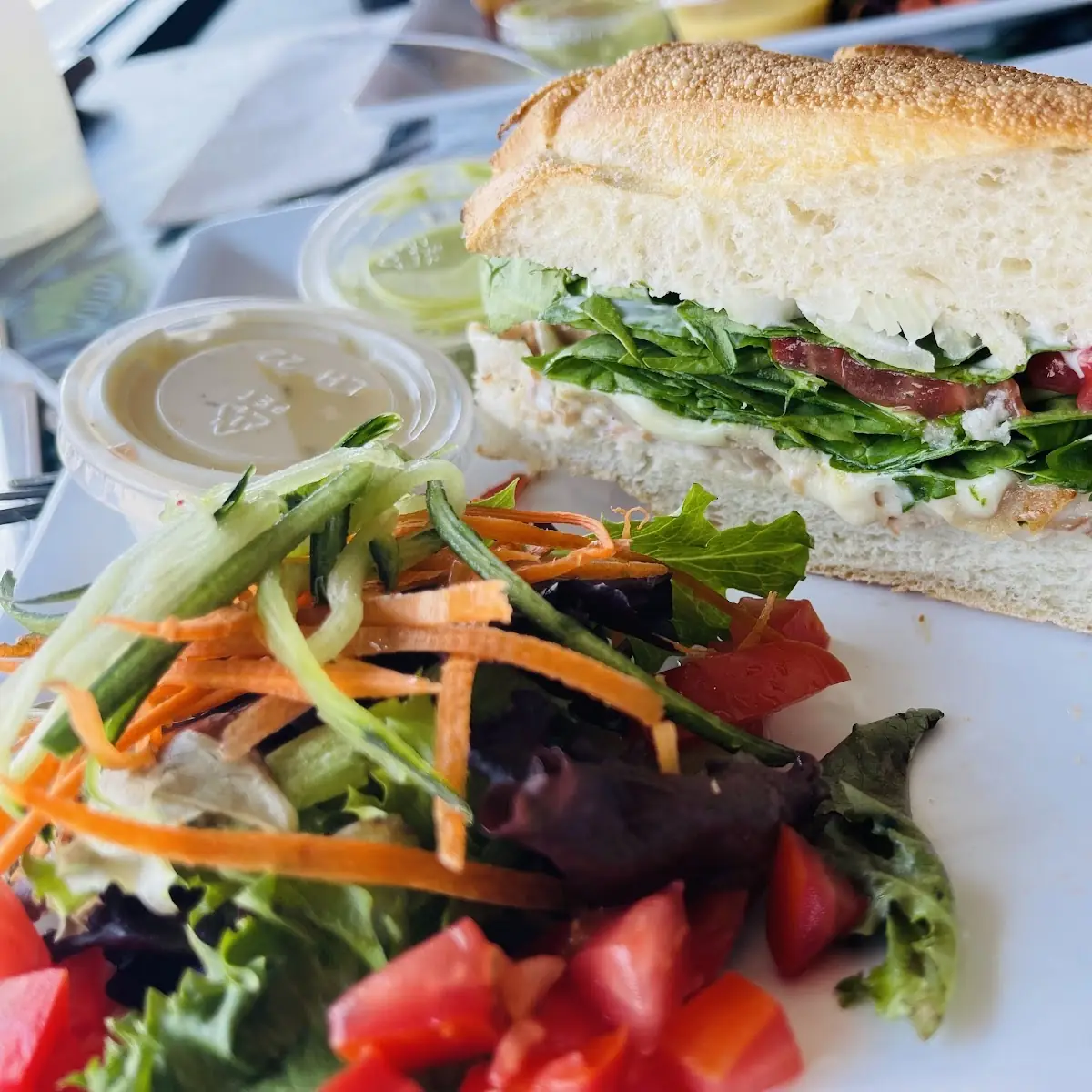 Turkey Ham Sandwich Baguette