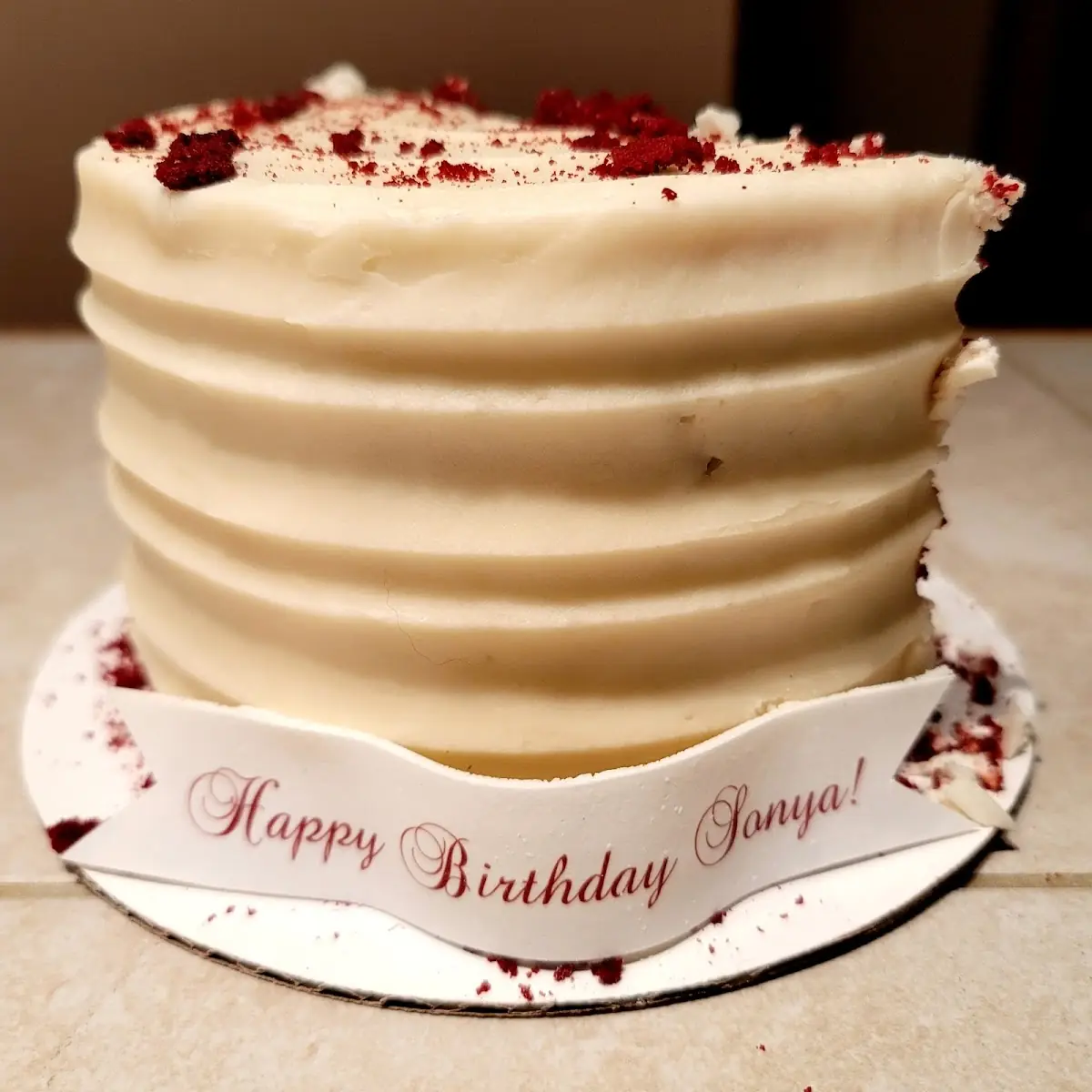 Red Velvet with Cream Cheese Frosting