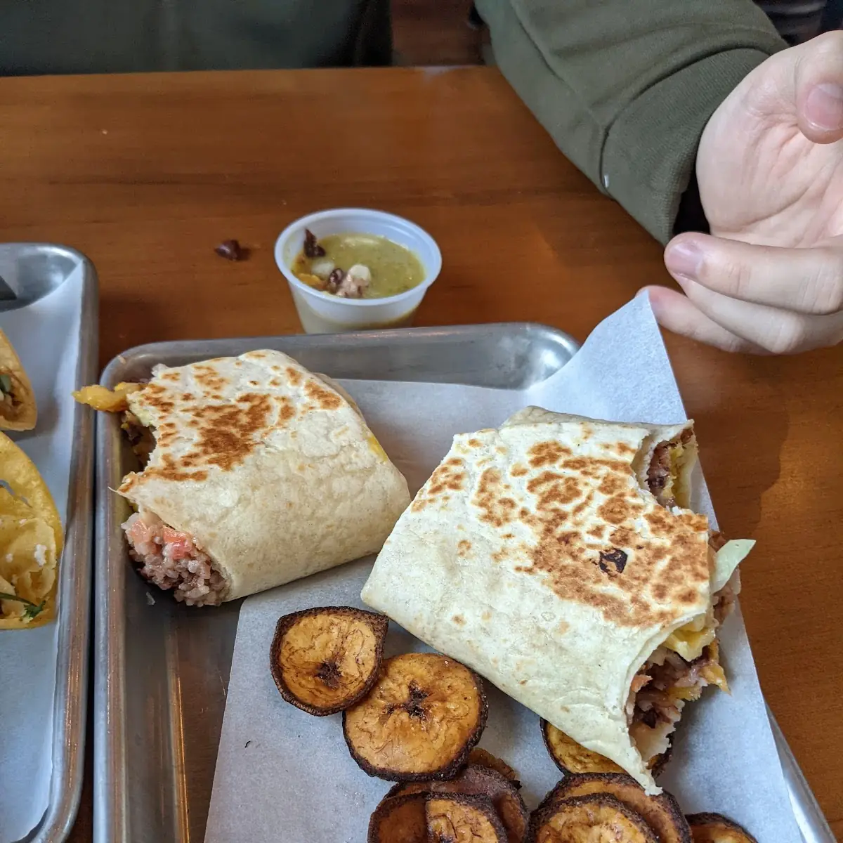 Hands on Breakfast Burritos