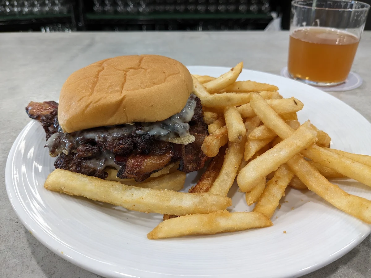 Mushroom Bacon Burger