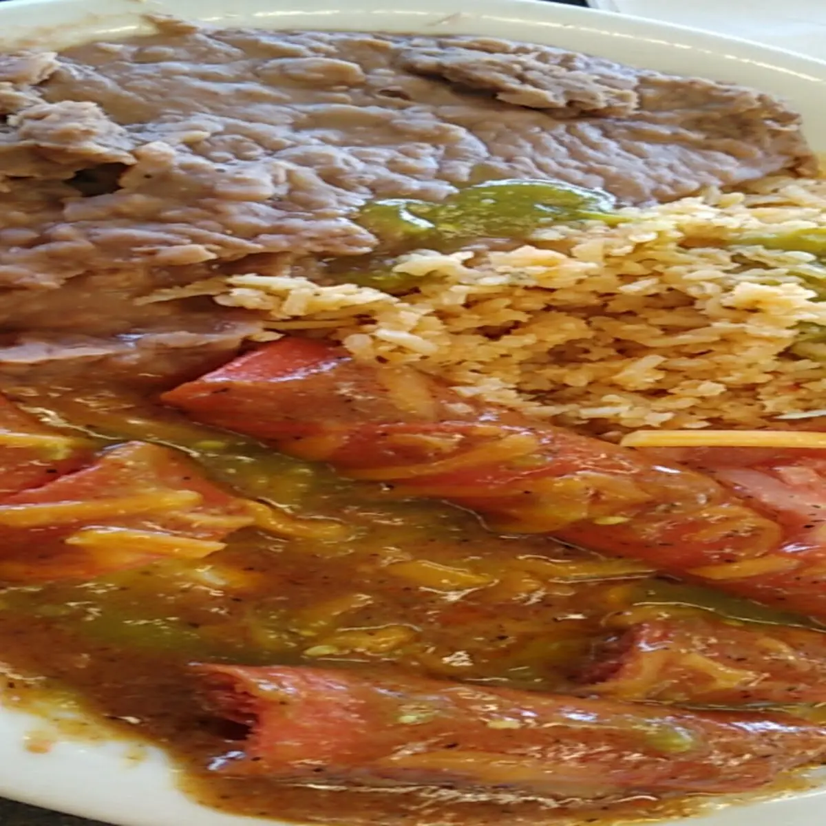 Cheese Enchilada Plate