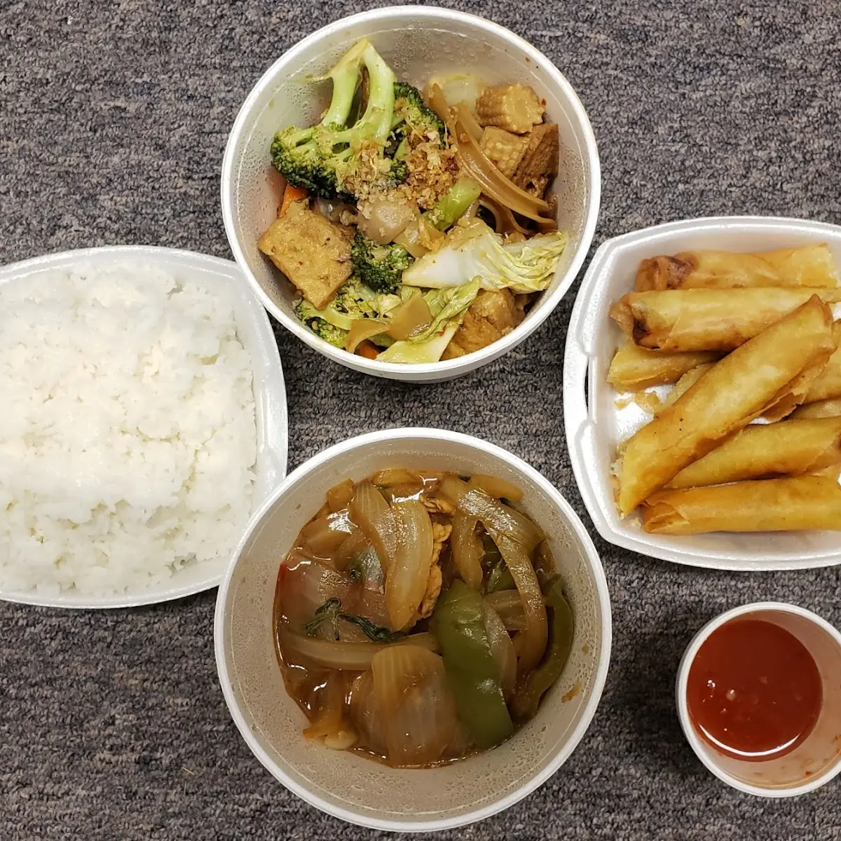 Spring Rolls Noodles
