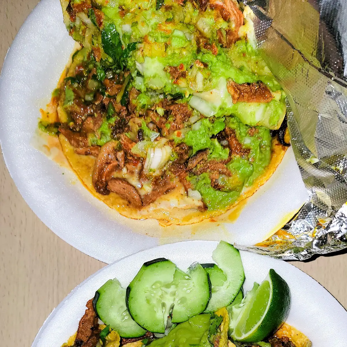 Tacos De Asada Y De Pastor