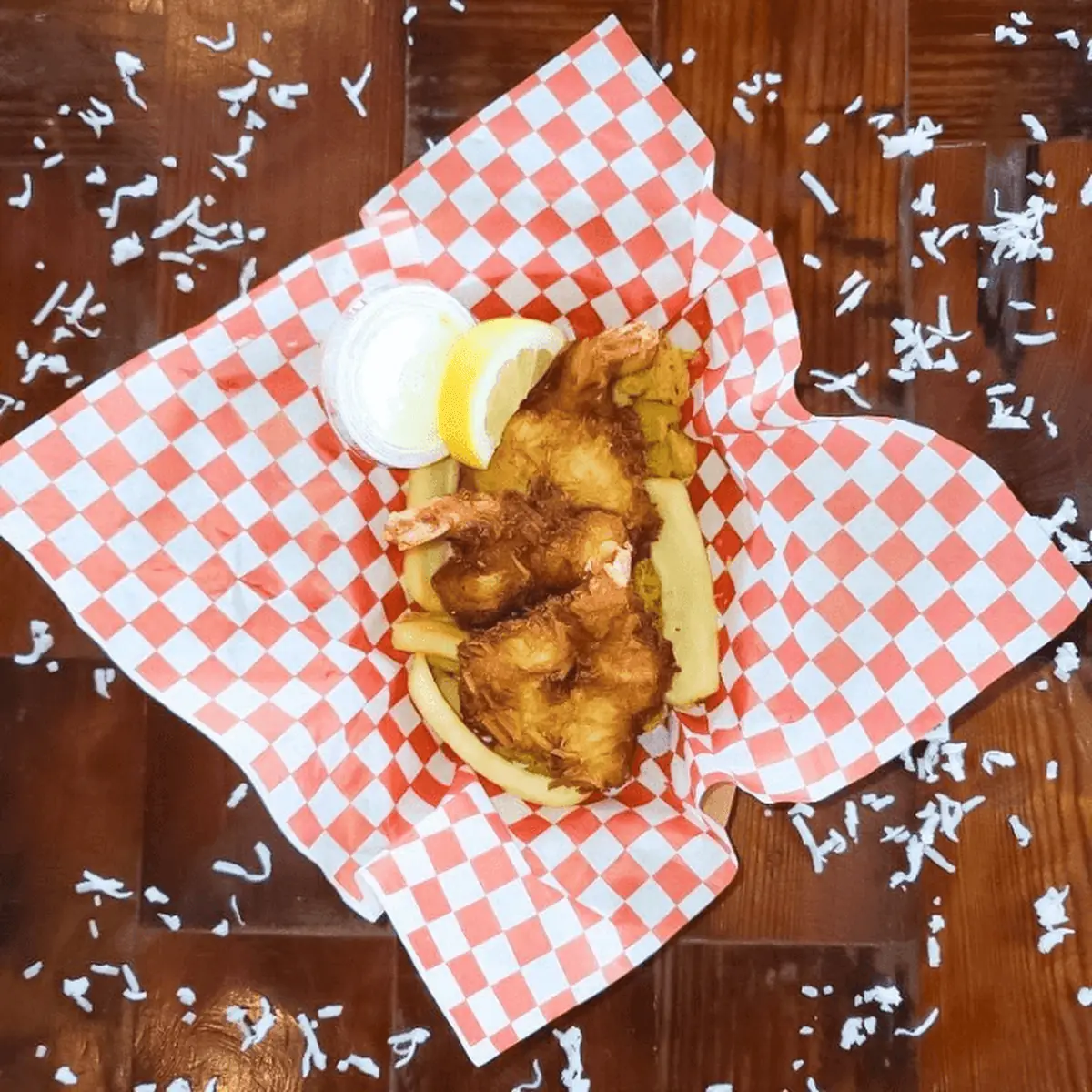Coconut Shrimp Meal