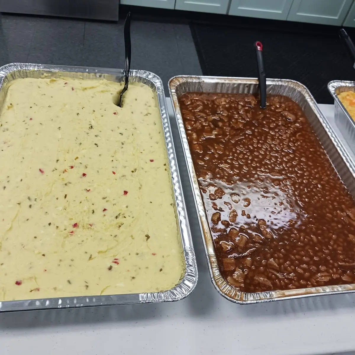 Potato Salad AMD Baked Beans