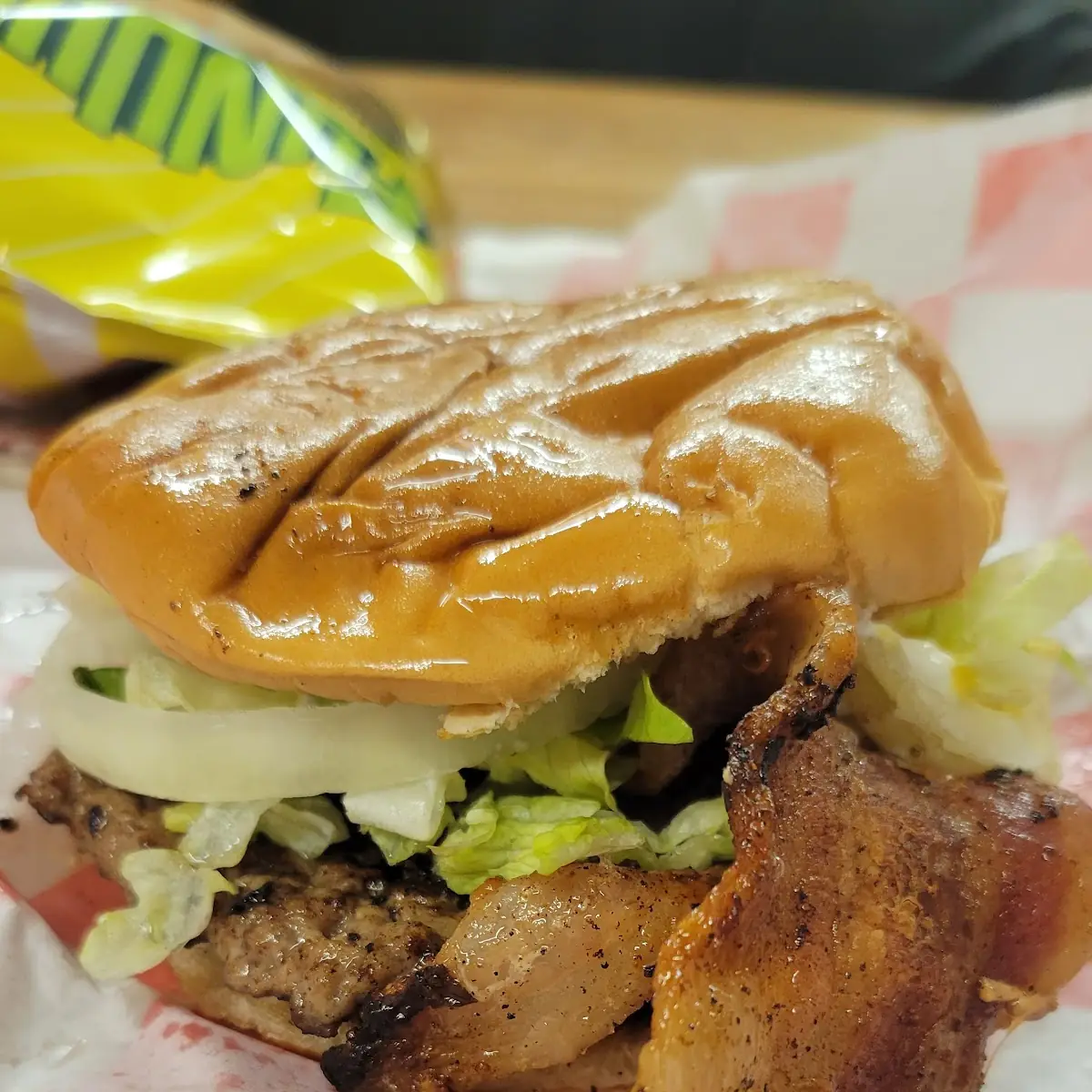 Single Bacon Burger