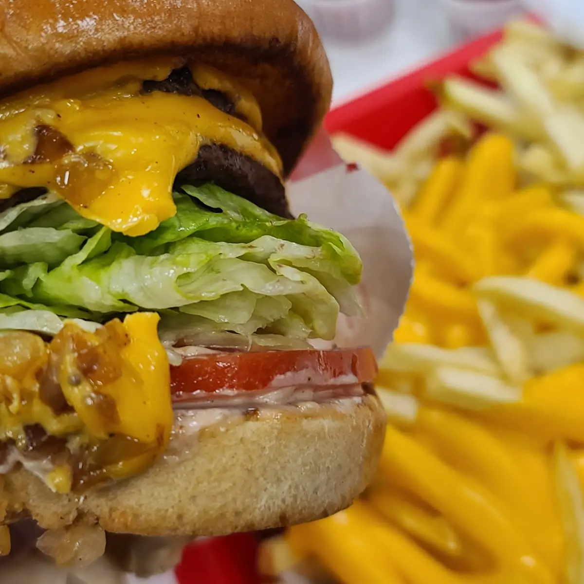Double Double with Grilled Onions