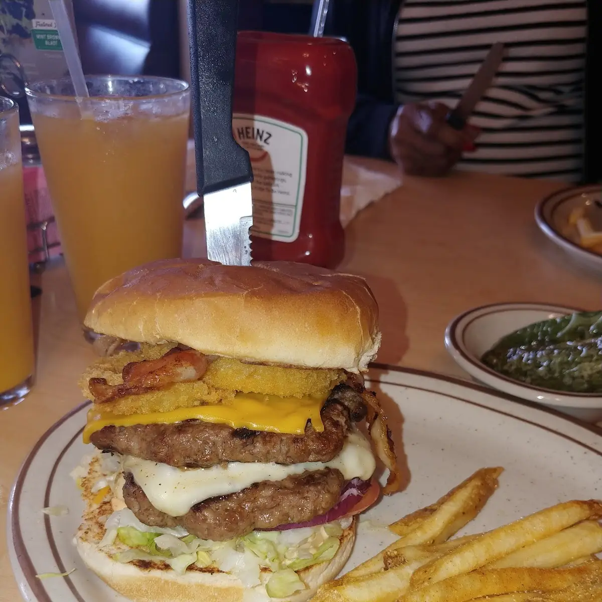 All-World Double Cheeseburger