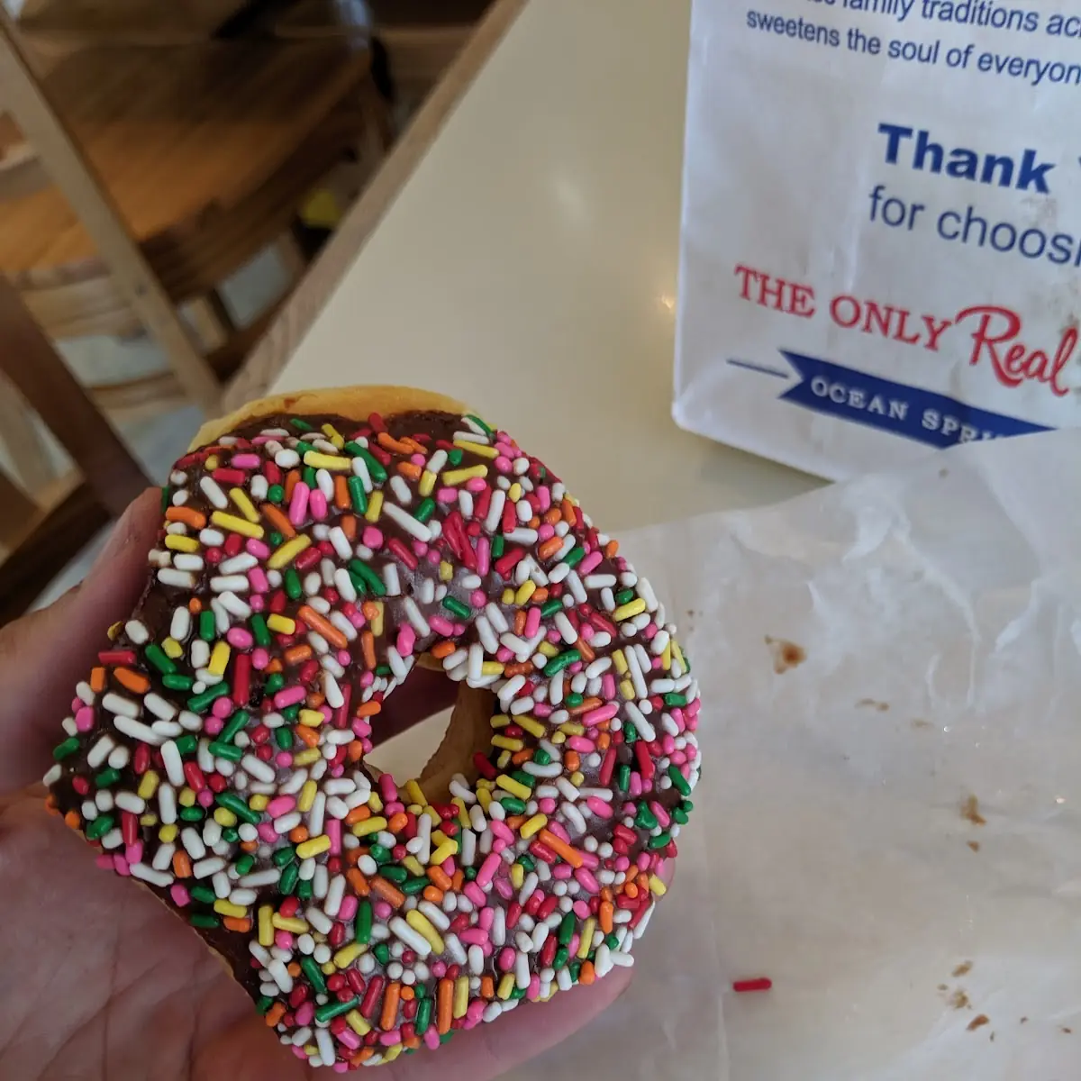 Chocolate Sprinkle Donut