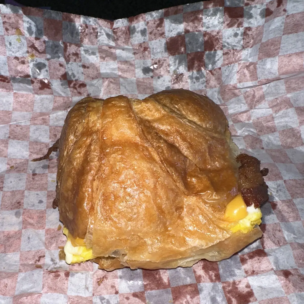 Bacon Egg Cheese Croissant