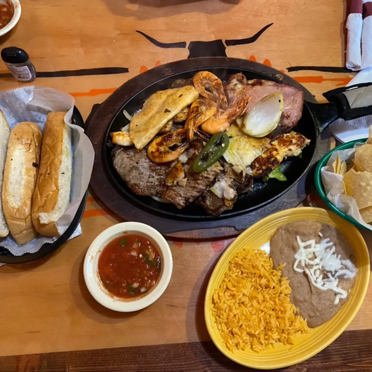 Grilled Meats and Seafood Platter