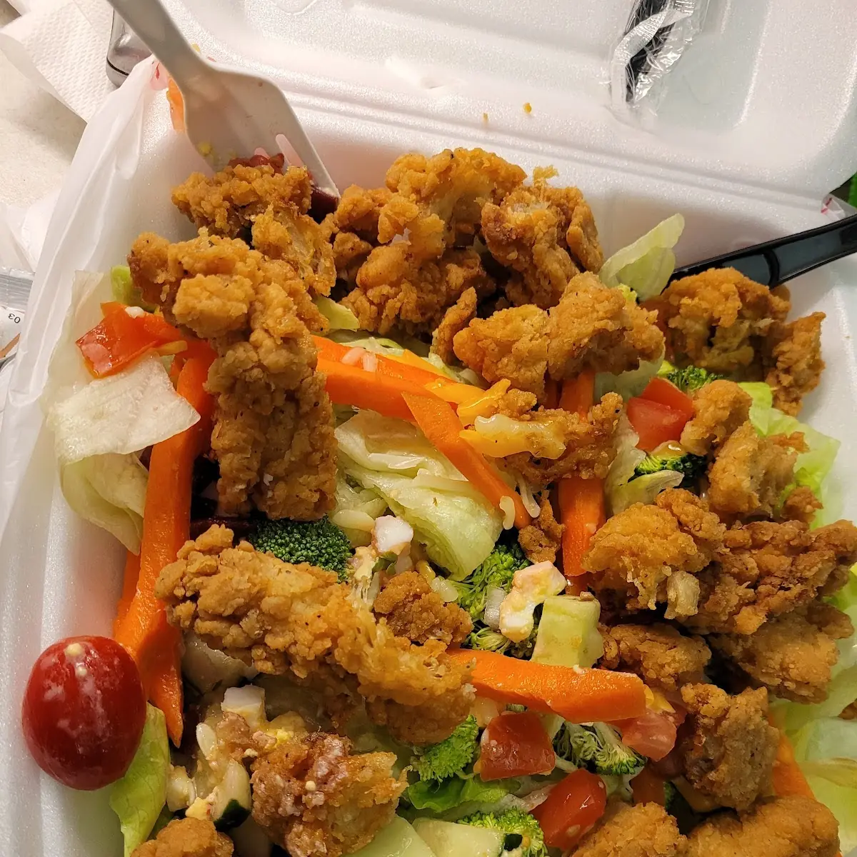 Fried Chicken Salad