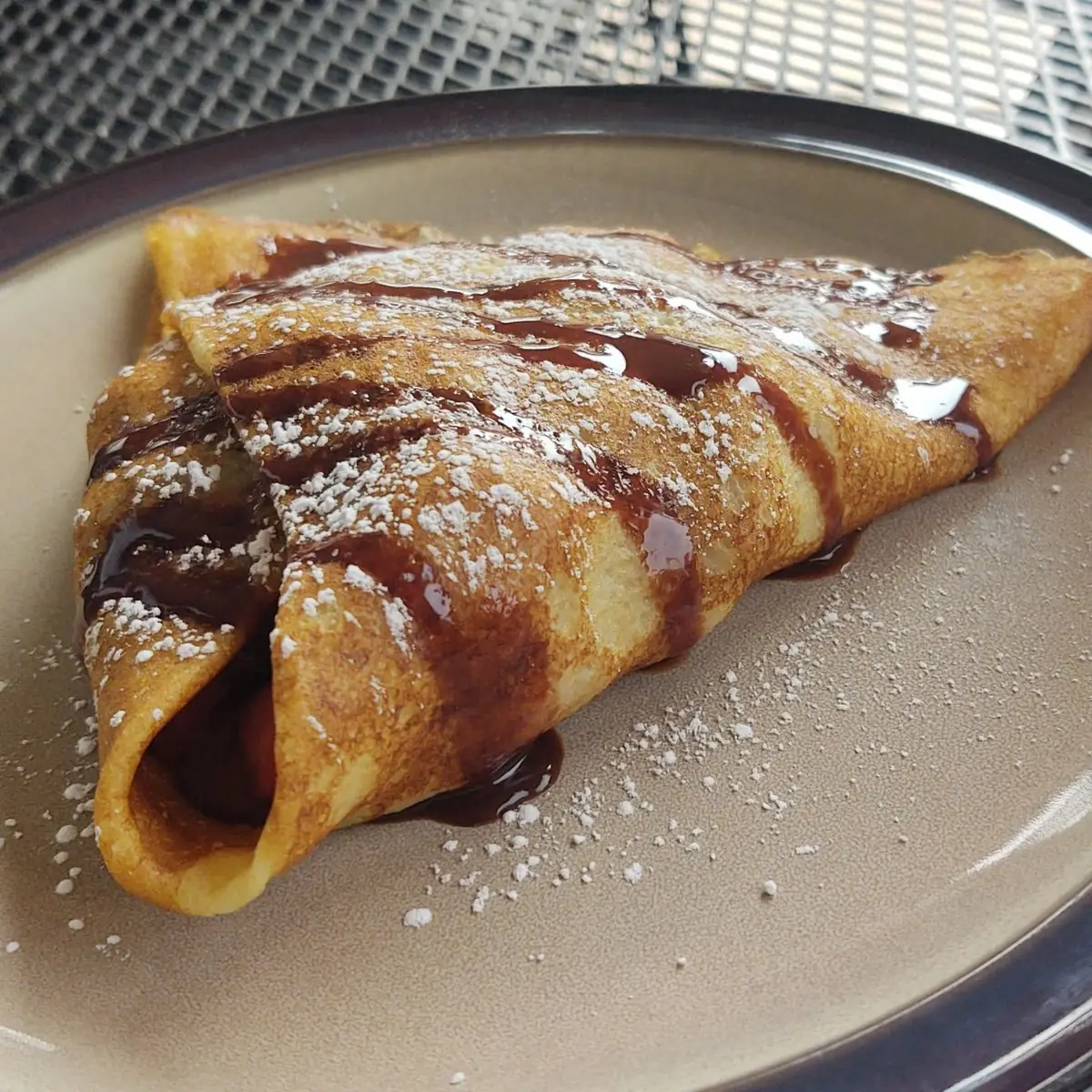 Nutella Crepe with Strawberries