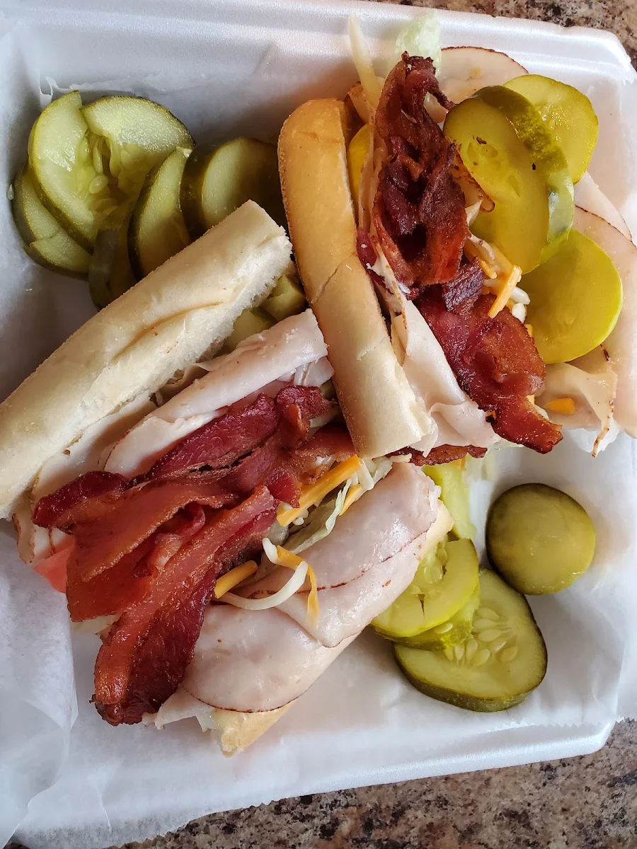 Turkey Bacon Lettuce with Pickles