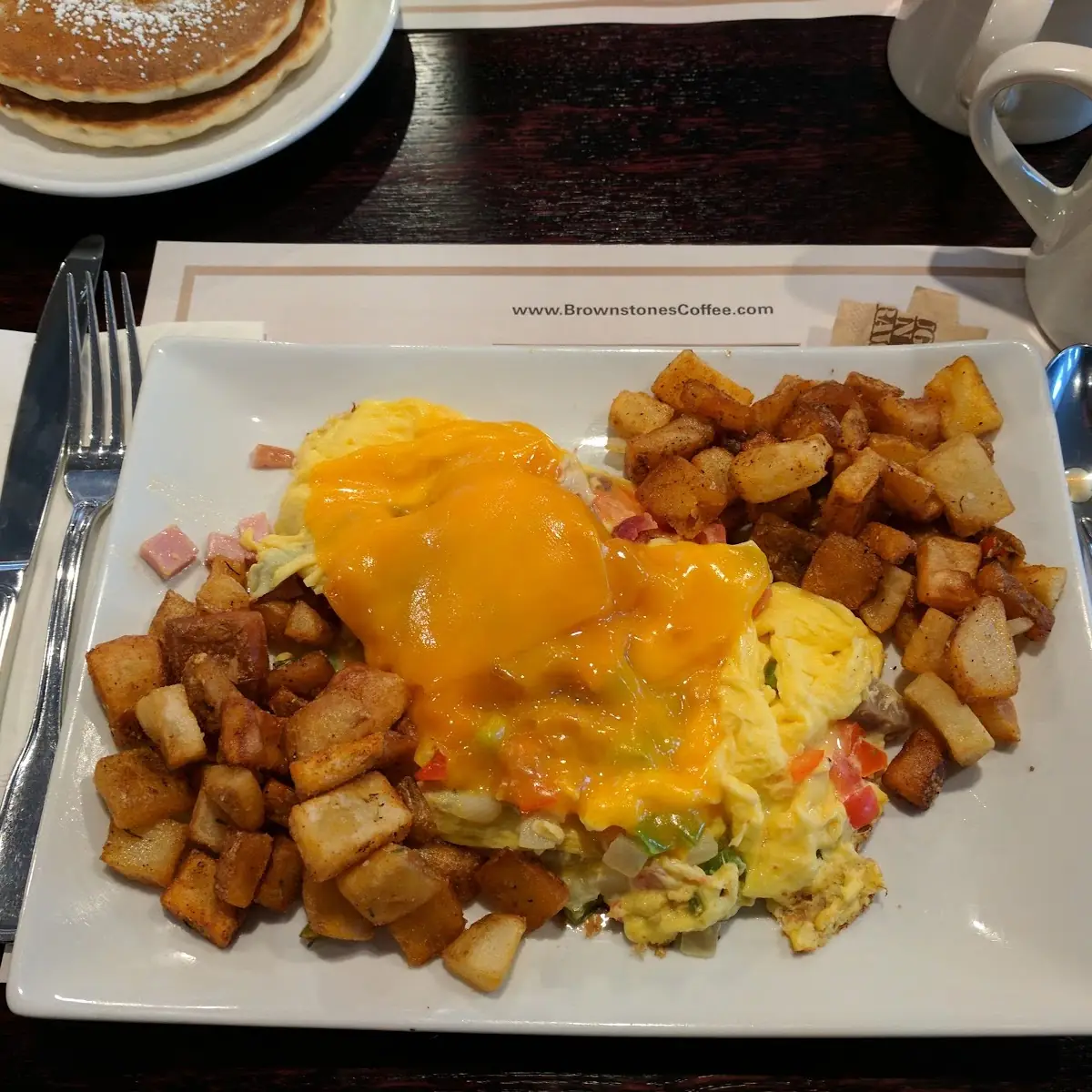Scrambled Eggs with Ham