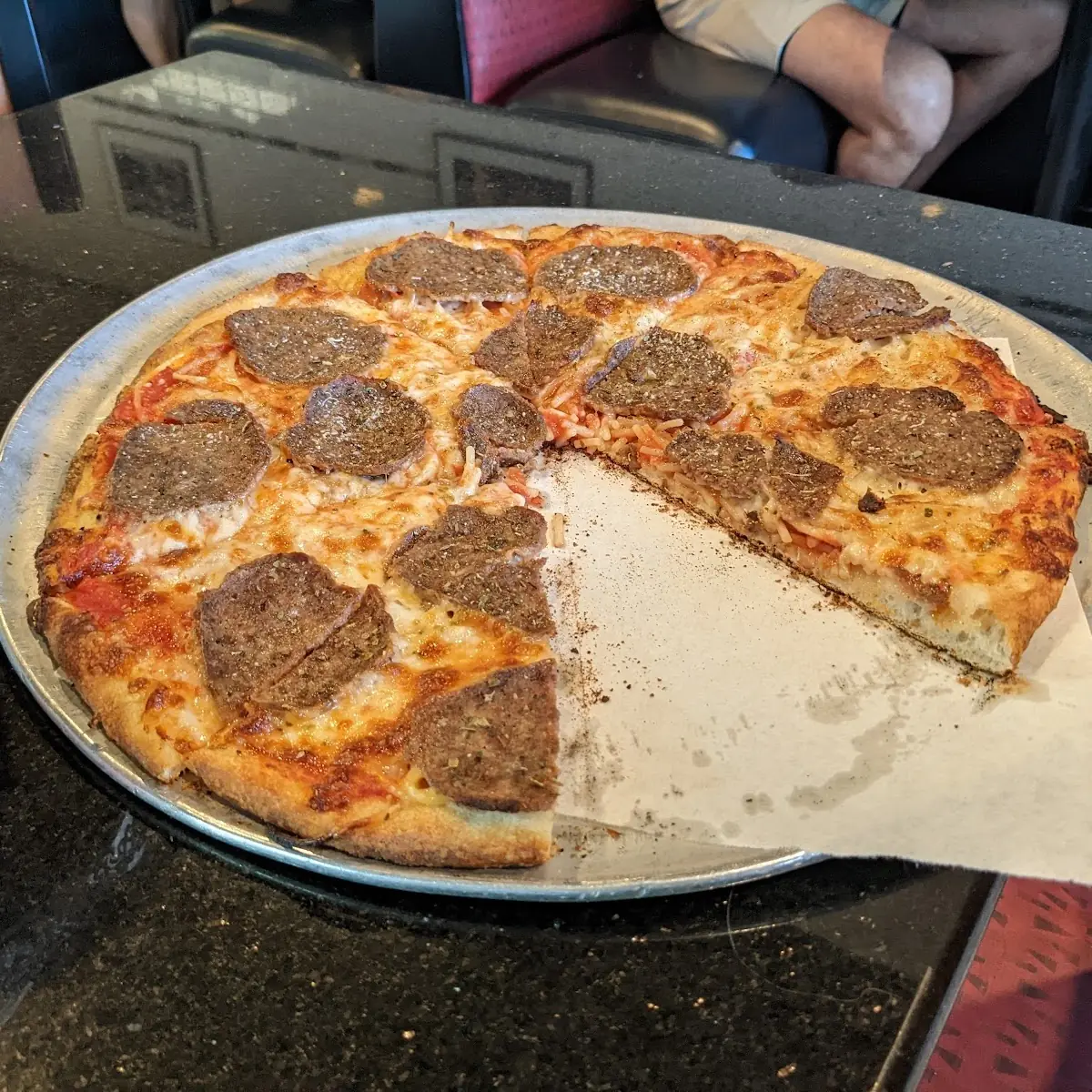 Meatball Pizza