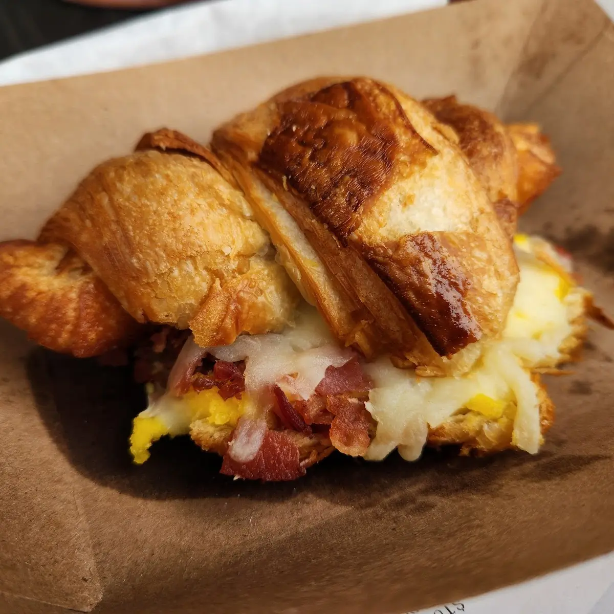 Bacon Egg Cheese Croissant
