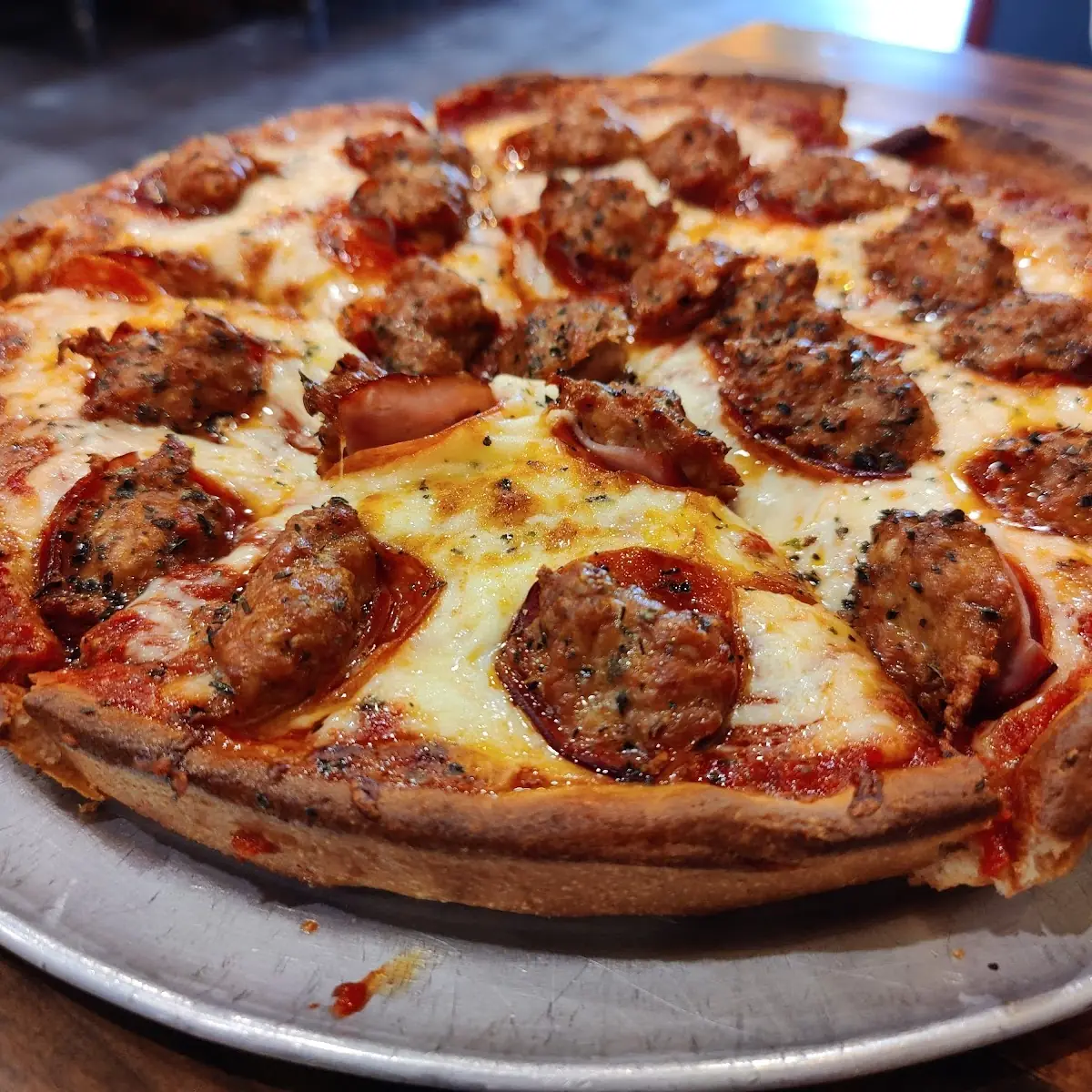 Chicago-Style Sausage Pizza