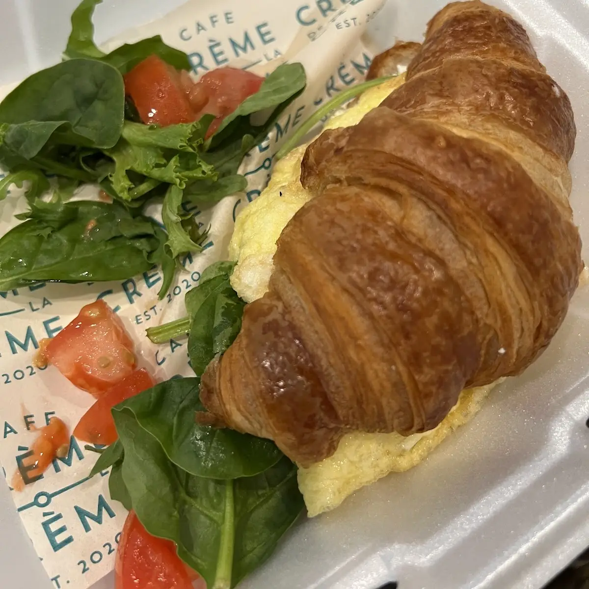 Scrambled Eggs Croissant