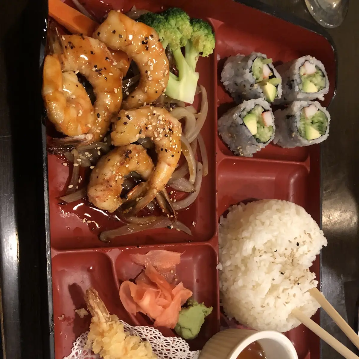 Shrimp Bento Box