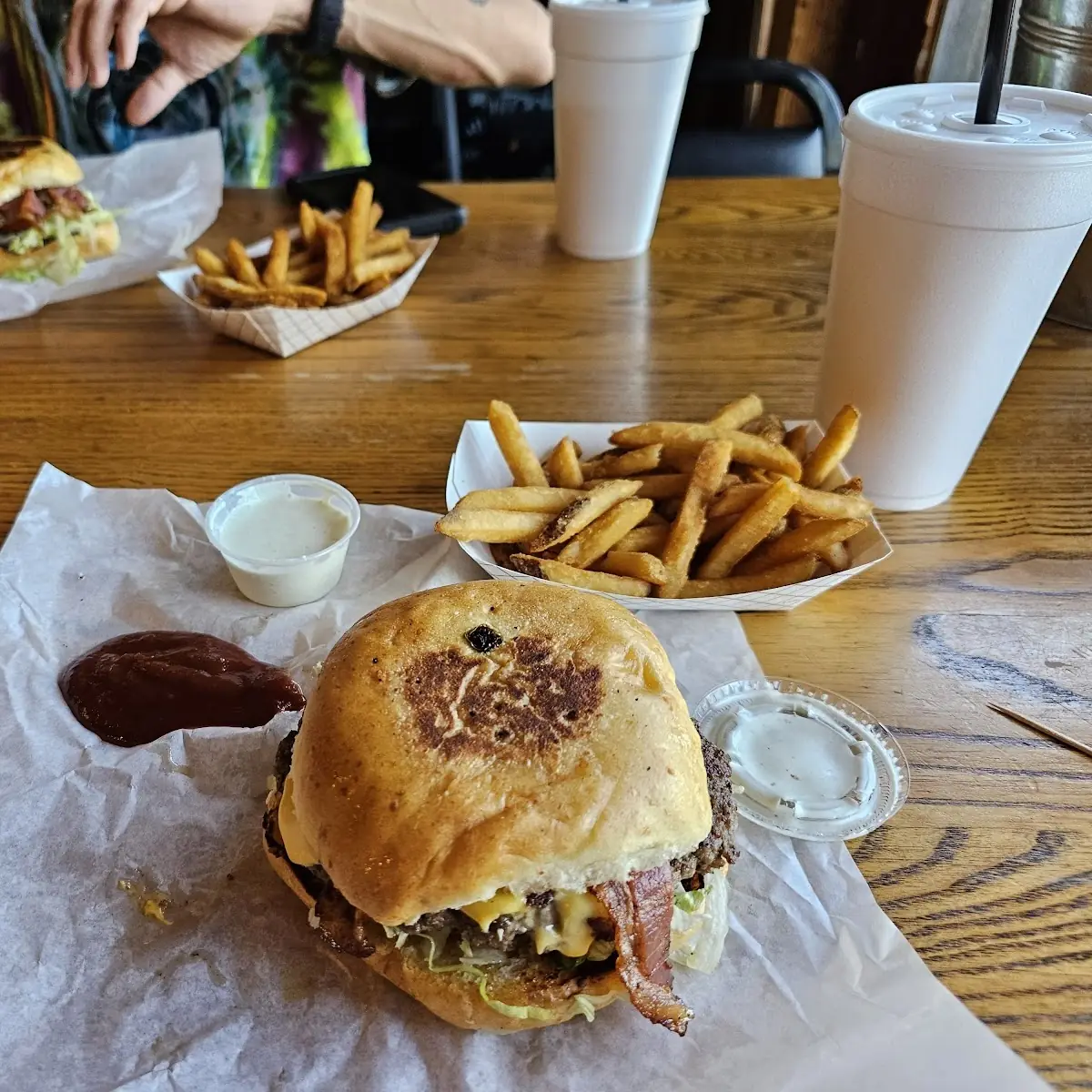 Bacon Cheeseburger with Jalapeño Bun