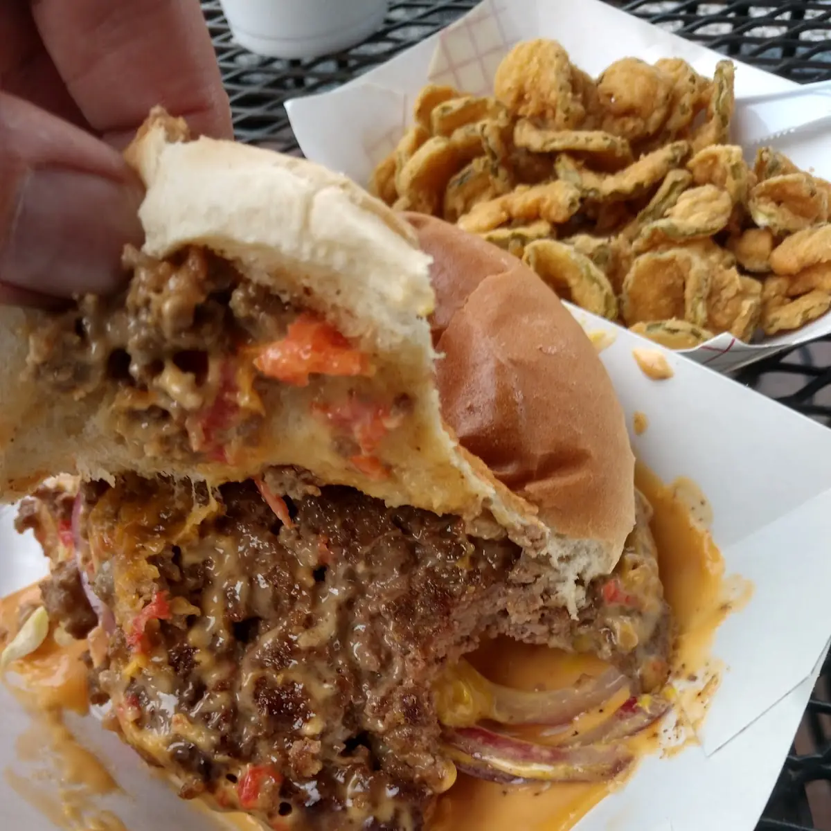 Nacho Cheese Burger